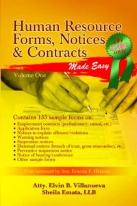 HR Forms, Notices and Contracts - Philippines